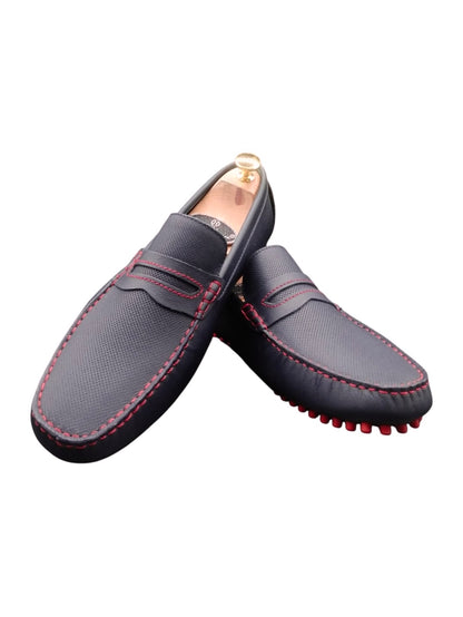 Mocasín Driver Ferros Rojo