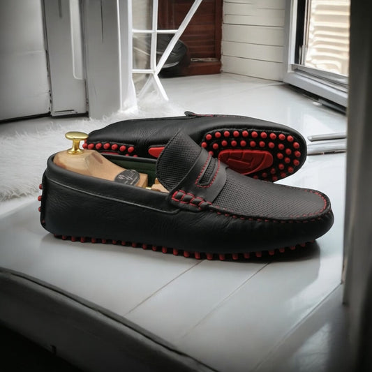 Mocasín Driver Ferros Red