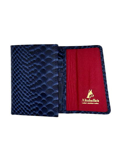Cartera Piton Gran Reserva Azul