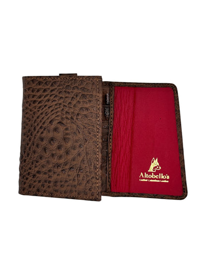 Cartera de cocodrilo Gran Reserva marrón