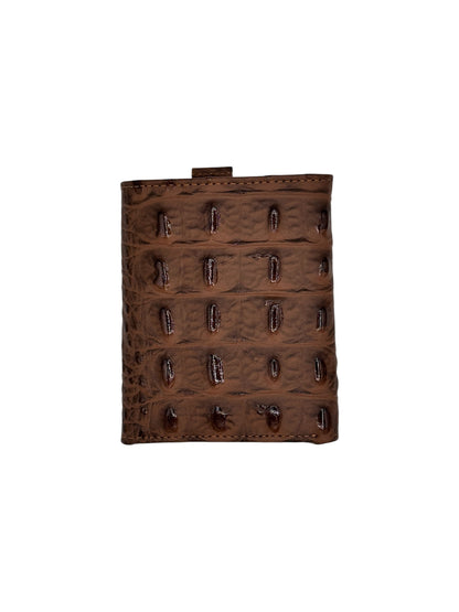 Cartera de cocodrilo Gran Reserva marrón