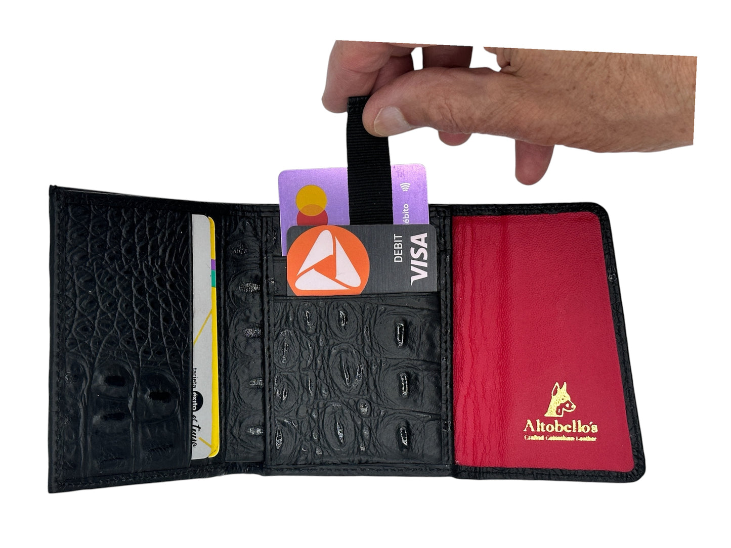 Wallet Crocodile Gran Reserva Black