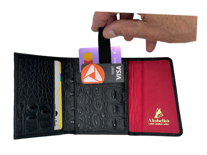 Wallet Crocodile Gran Reserva Black