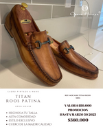 Load image into Gallery viewer, Mocasines Titan Roos Patina Leather Collections
