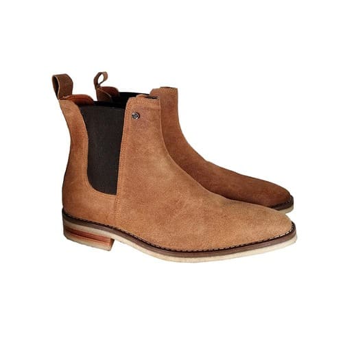 Bota Monserrat Gamuza en Cuero para Hombre