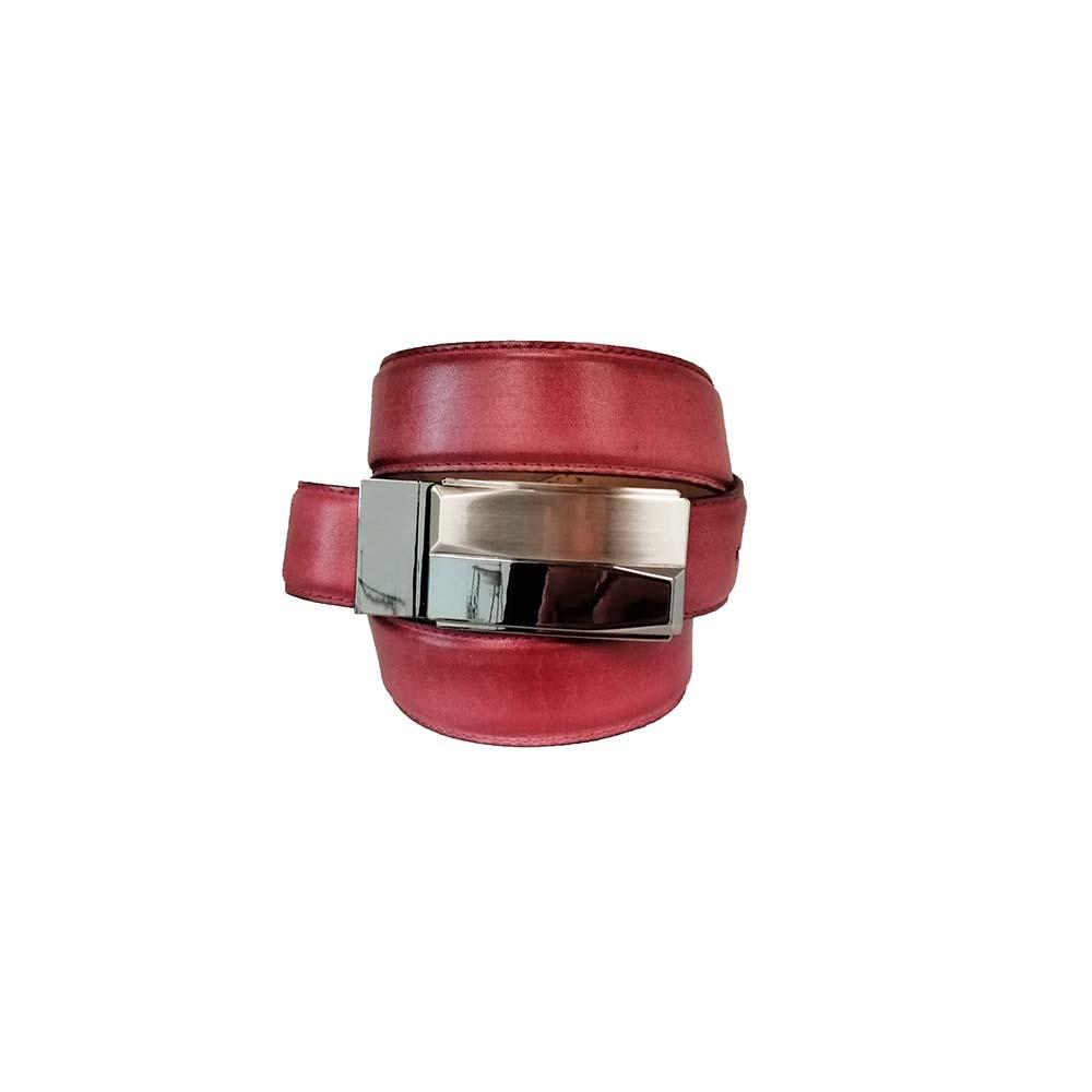 Leather patina belt