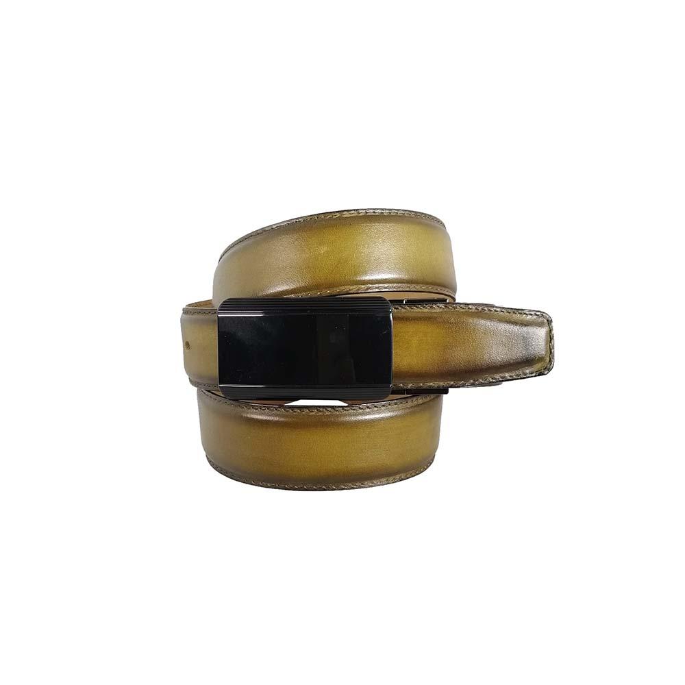 Leather patina belt