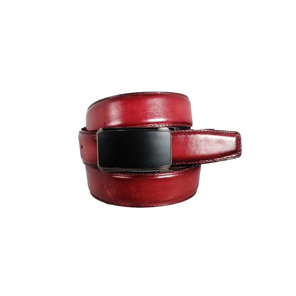 Leather patina belt