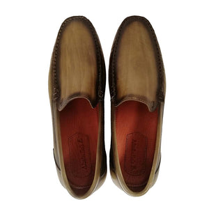 Mocasines Star Roos Verde Patina Leather Collections