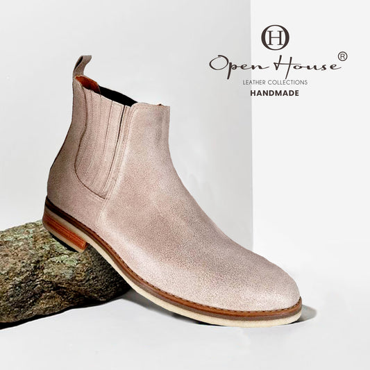 Bota Monserrat Gamuza Encerada para Hombre