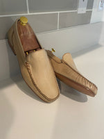 Load image into Gallery viewer, Mocasines Star Roos Beige Patina Leather Collections
