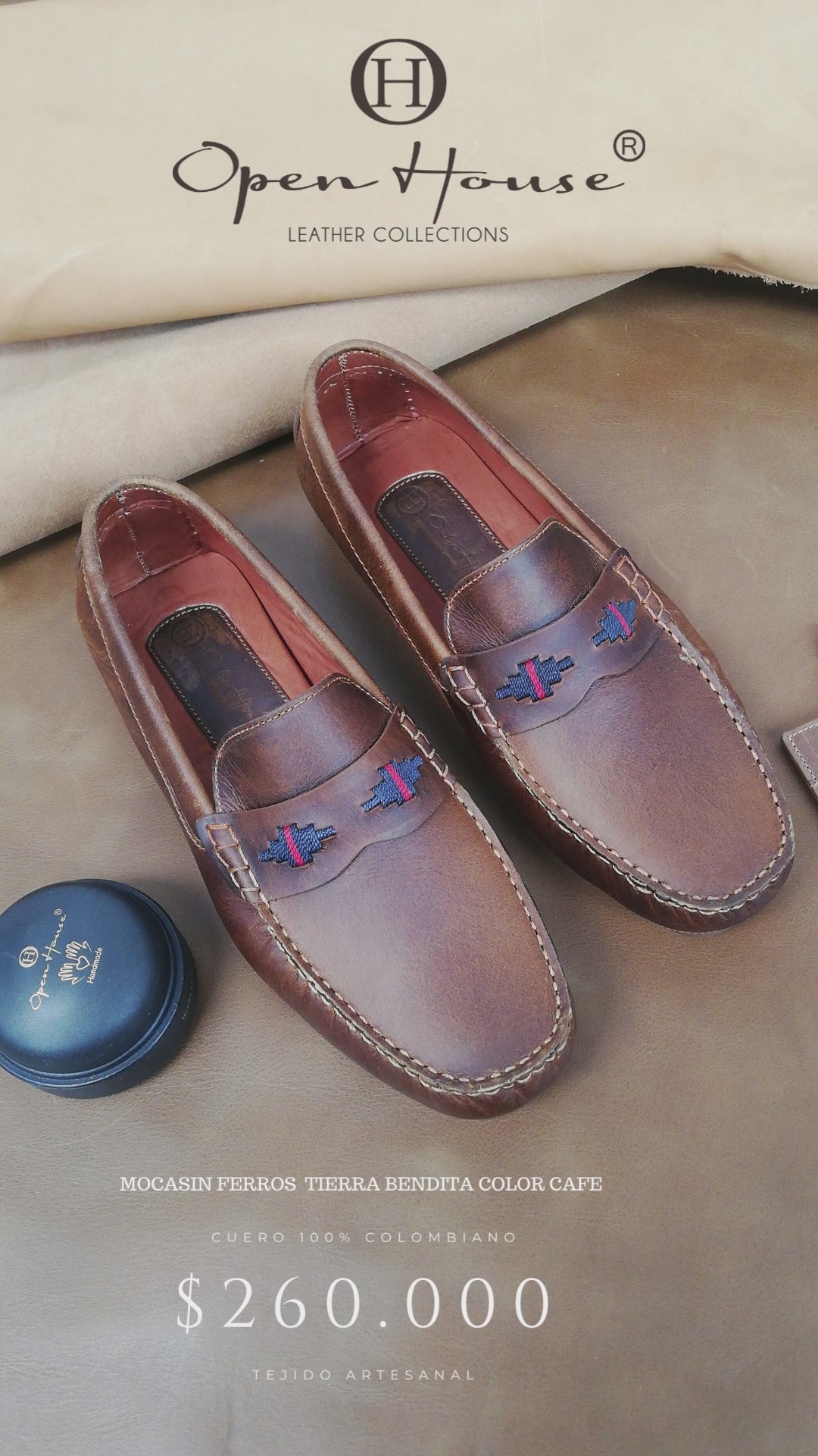 Mocasín Ferros Tierra Bendita Miel  Collections