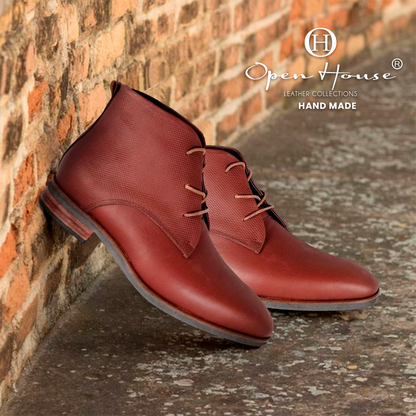 Bota chukka Monserrat PF de cuero para hombre